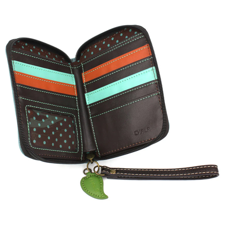 Zip-Around Wallet-Handbags-Chala Group, Inc-Market Street Nest, Fashionable Clothing, Shoes and Home Décor Located in Mabank, TX