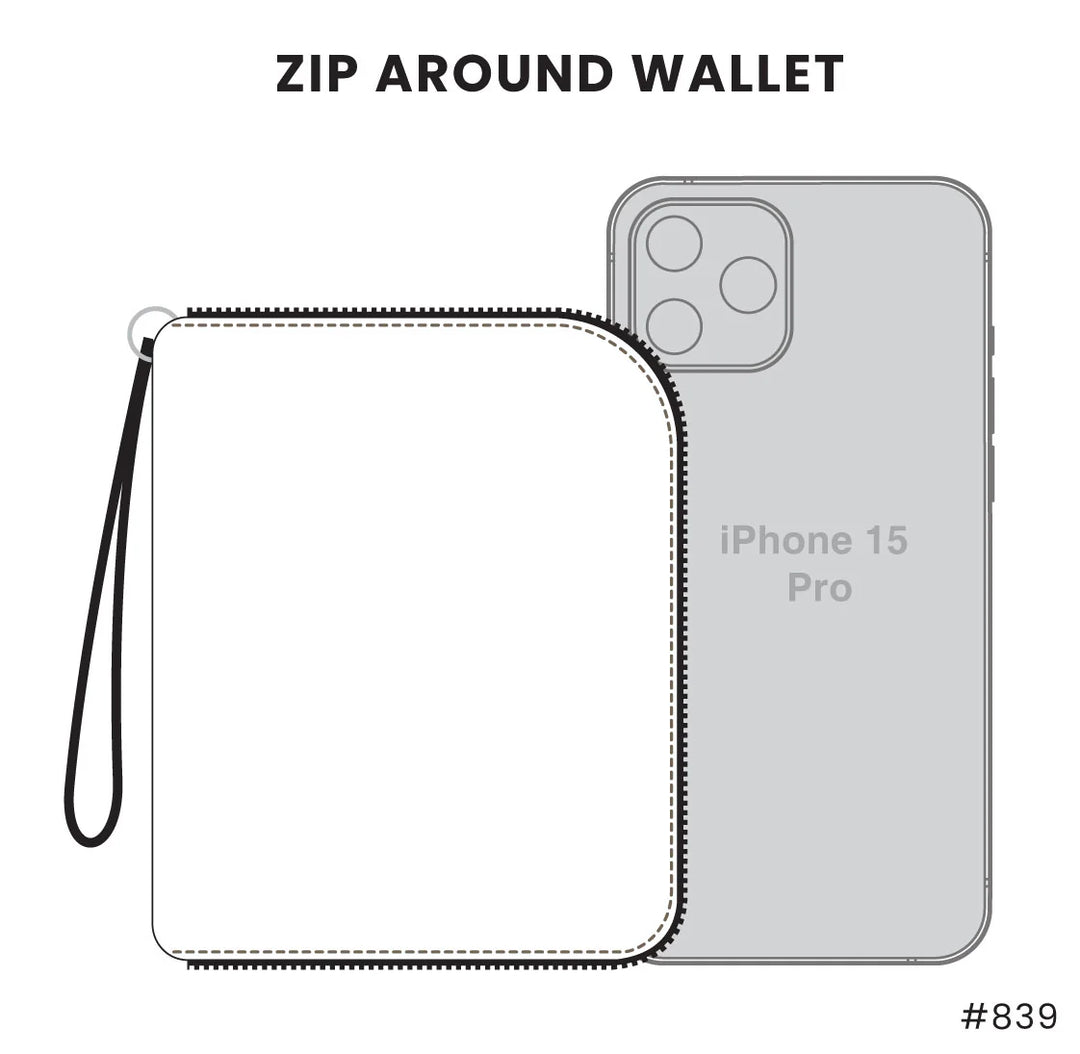 Zip-Around Wallet-Handbags-Chala Group, Inc-Market Street Nest, Fashionable Clothing, Shoes and Home Décor Located in Mabank, TX