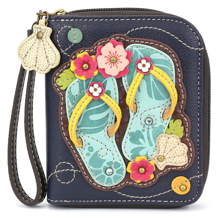 Zip-Around Wallet-Handbags-Chala Group, Inc-Market Street Nest, Fashionable Clothing, Shoes and Home Décor Located in Mabank, TX