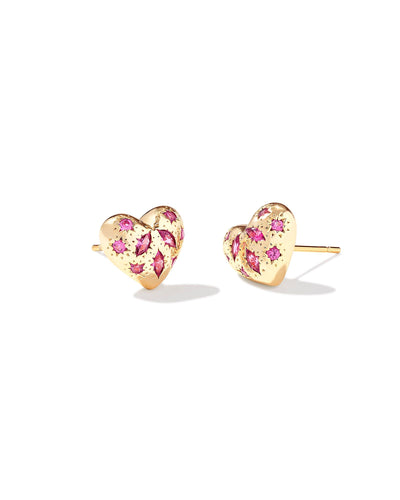 Kendra Scott Holland Heart Stud Earrings-Earrings-Kendra Scott-Market Street Nest, Fashionable Clothing, Shoes and Home Décor Located in Mabank, TX