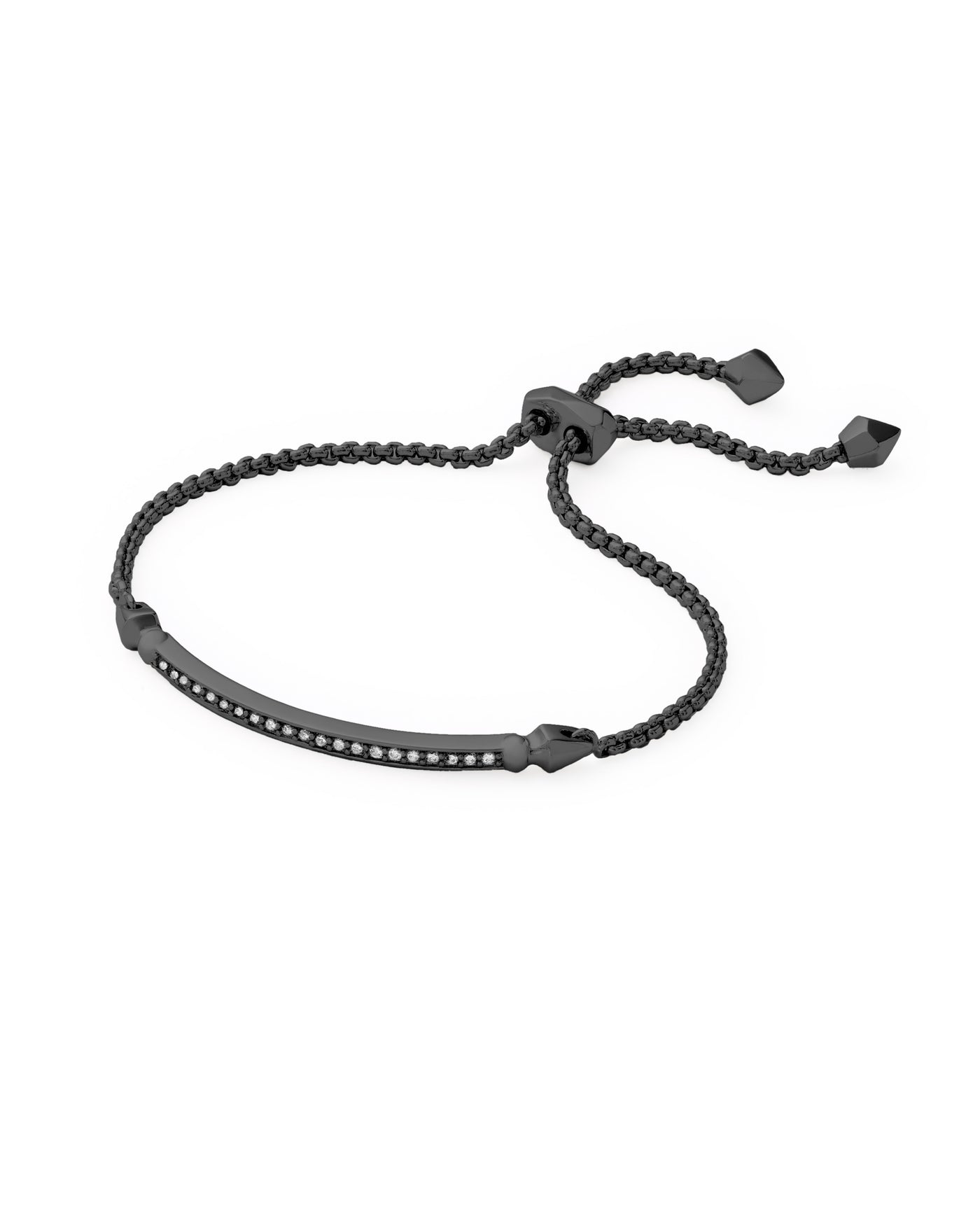 Kendra Scott Ott Adjustable Chain Bracelet in Gunmetal-Bracelets-Kendra Scott-Market Street Nest, Fashionable Clothing, Shoes and Home Décor Located in Mabank, TX