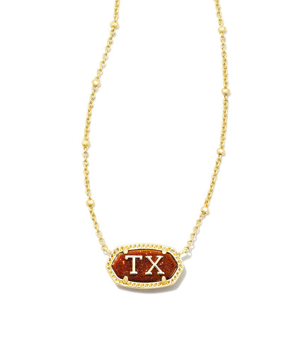 Kendra Scott Elisa Texas Necklace - Gold-Necklaces-Kendra Scott-Market Street Nest, Fashionable Clothing, Shoes and Home Décor Located in Mabank, TX