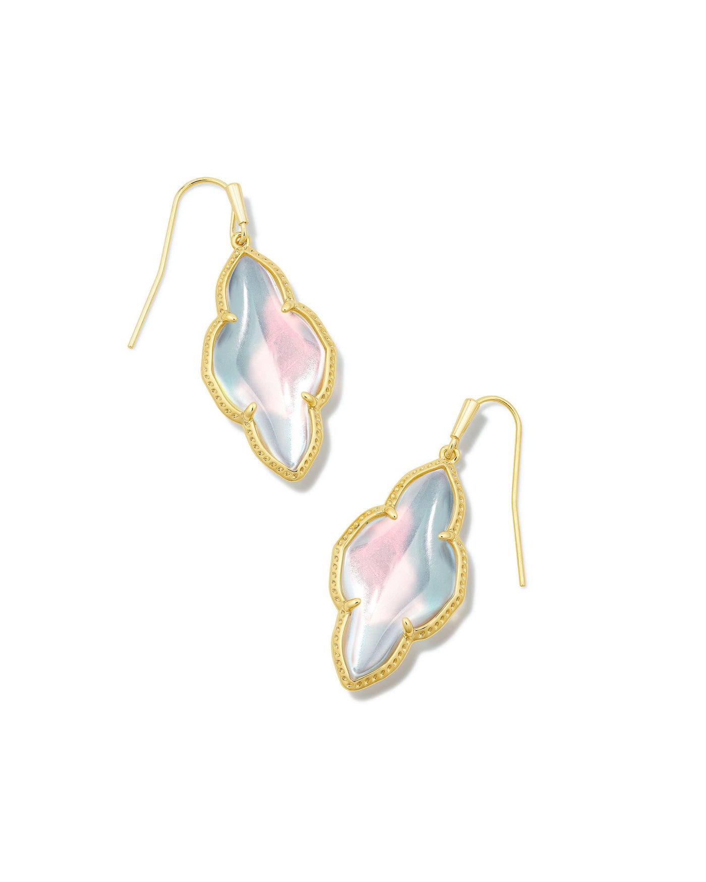 Kendra Scott Abbie Drop Earrings Gold Dichroic Glass-Earrings-Kendra Scott-Market Street Nest, Fashionable Clothing, Shoes and Home Décor Located in Mabank, TX