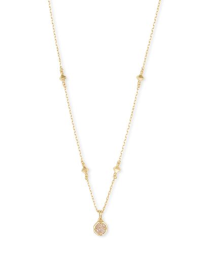Kendra Scott Nola Short Pendant Necklace in Gold Iridescent Drusy-Necklaces-Kendra Scott-Market Street Nest, Fashionable Clothing, Shoes and Home Décor Located in Mabank, TX