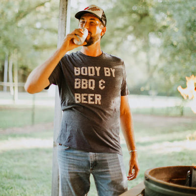 PREORDER: Body by BBQ & Beer Graphic Tee-Womens-Ave Shops-Market Street Nest, Fashionable Clothing, Shoes and Home Décor Located in Mabank, TX