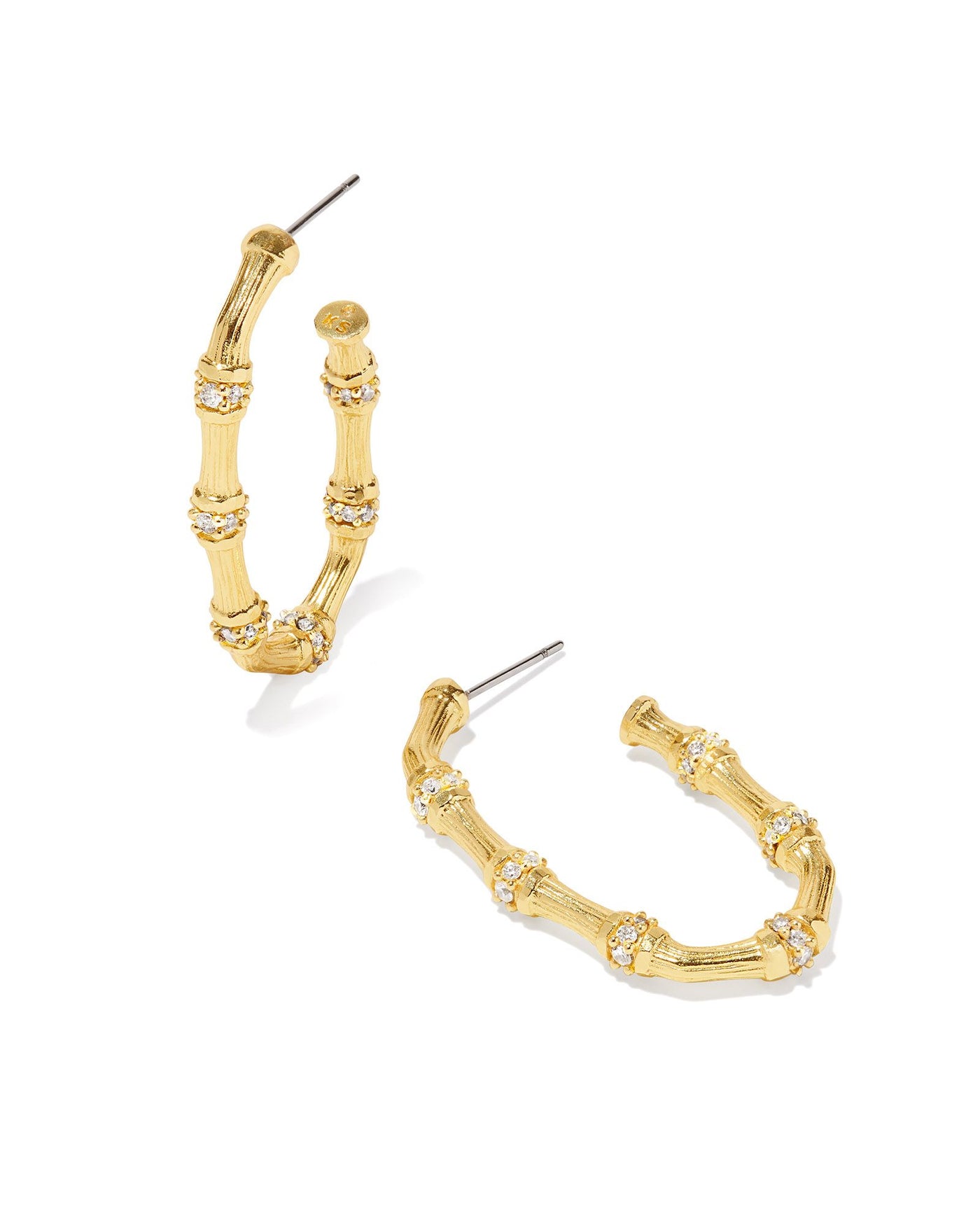 Kendra Scott Maura Bamboo Hoop Earrings-Earrings-Kendra Scott-Market Street Nest, Fashionable Clothing, Shoes and Home Décor Located in Mabank, TX