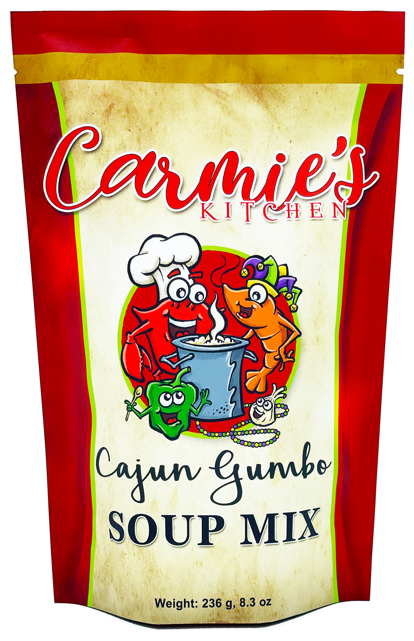 Cajun Gumbo Soup Mix-Carmie's Kitchen-Market Street Nest, Fashionable Clothing, Shoes and Home Décor Located in Mabank, TX