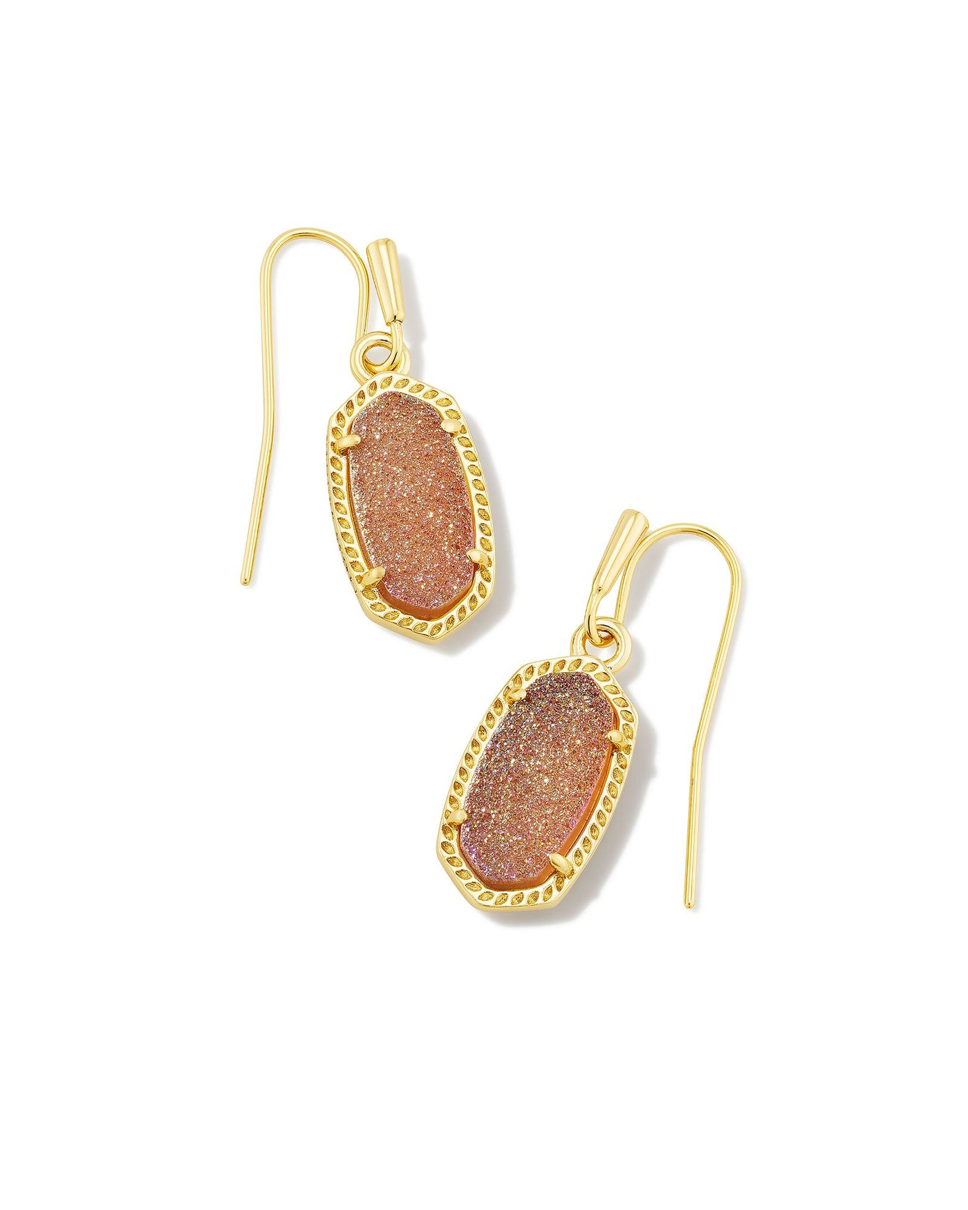 Kendra Scott Lee Earrings In Gold Spice Drusy-Earrings-Kendra Scott-Market Street Nest, Fashionable Clothing, Shoes and Home Décor Located in Mabank, TX