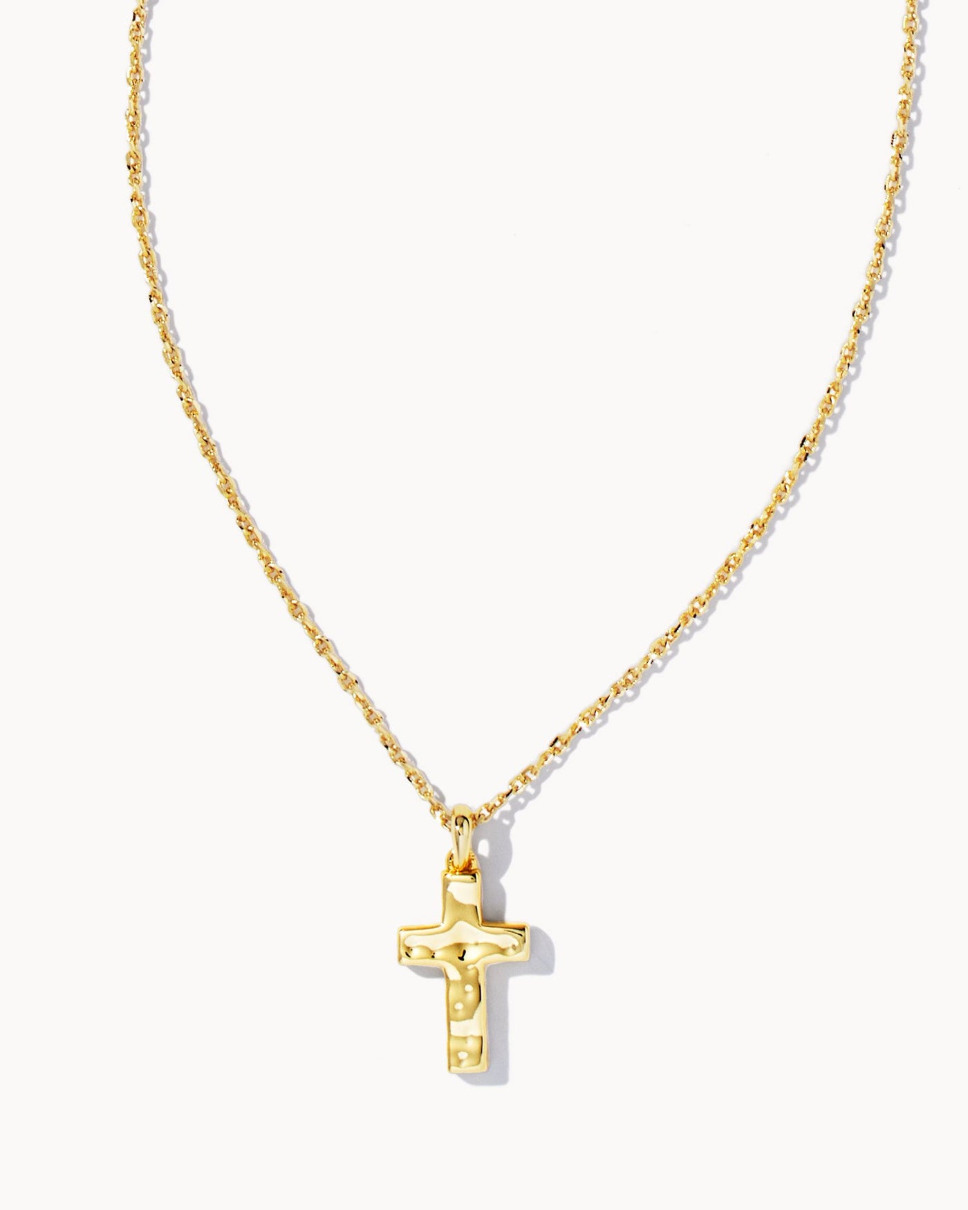 Kendra Scott Cross Pendant Necklace - Gold Metal-Necklaces-Kendra Scott-Market Street Nest, Fashionable Clothing, Shoes and Home Décor Located in Mabank, TX