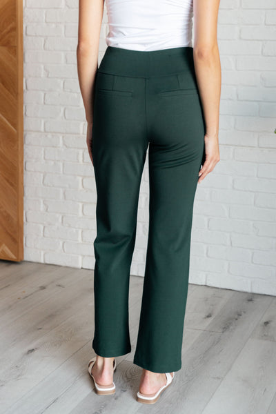 Magic Straight Pants in Hunter Green-Bottoms-Ave Shops-Market Street Nest, Fashionable Clothing, Shoes and Home Décor Located in Mabank, TX