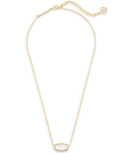 Kendra Scott Elisa Pendant Necklace in Ivory Mother-Of-Pearl-Necklaces-Kendra Scott-Market Street Nest, Fashionable Clothing, Shoes and Home Décor Located in Mabank, TX