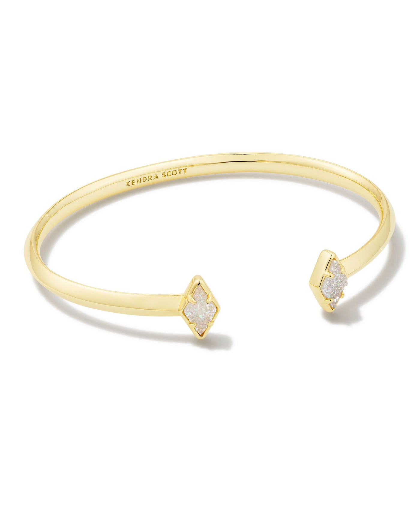 Kendra Scott Kinsley Cuff Bracelet in Gold Iridescent Drusy-Bracelets-Kendra Scott-Market Street Nest, Fashionable Clothing, Shoes and Home Décor Located in Mabank, TX