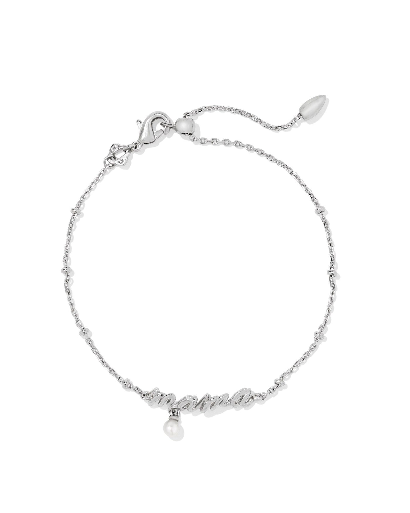 Kendra Scott Mama Script Delicate Chain Bracelet-Bracelets-Kendra Scott-Market Street Nest, Fashionable Clothing, Shoes and Home Décor Located in Mabank, TX