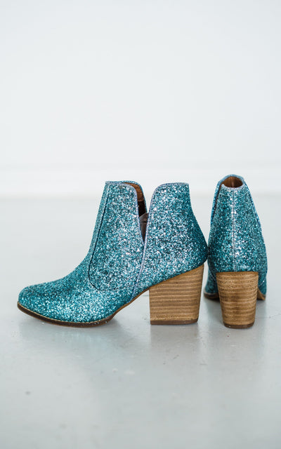 Fiera Booties in Blue-Shoes-Ave Shops-Market Street Nest, Fashionable Clothing, Shoes and Home Décor Located in Mabank, TX