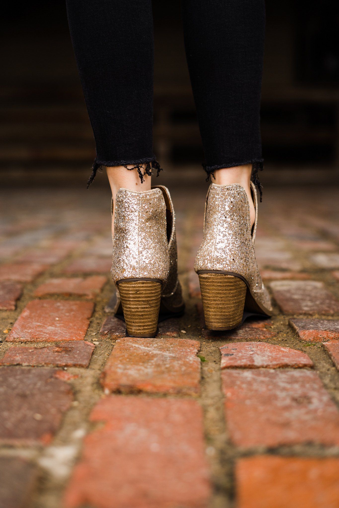 Fiera Booties in Gold-Shoes-Ave Shops-Market Street Nest, Fashionable Clothing, Shoes and Home Décor Located in Mabank, TX