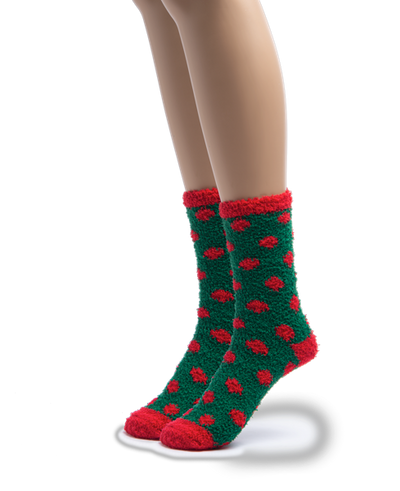 Holiday Fuzzy Socks-Loungewear-GANZ-Market Street Nest, Fashionable Clothing, Shoes and Home Décor Located in Mabank, TX