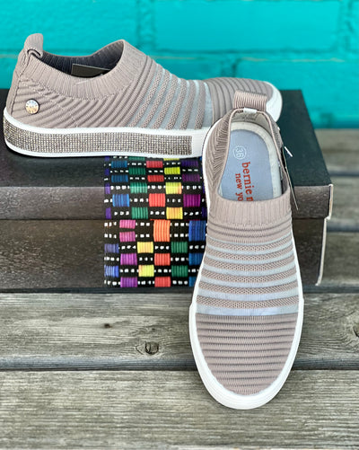 Bernie Mev Iris Slip-On Shoes - Smoke-Shoes-Bernie Mev-Market Street Nest, Fashionable Clothing, Shoes and Home Décor Located in Mabank, TX