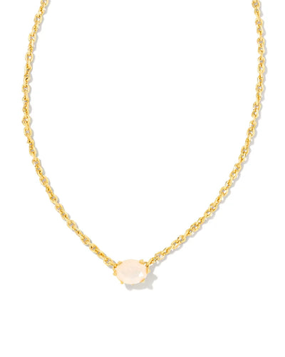 Kendra Scott Cailin Crystal Pendant Necklace Gold Champagne Opal Crystal-Necklaces-Kendra Scott-Market Street Nest, Fashionable Clothing, Shoes and Home Décor Located in Mabank, TX