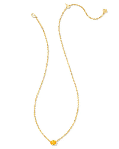 Kendra Scott Cailin Crystal Pendant Necklace Gold Golden Yellow Crystal-Necklaces-Kendra Scott-Market Street Nest, Fashionable Clothing, Shoes and Home Décor Located in Mabank, TX