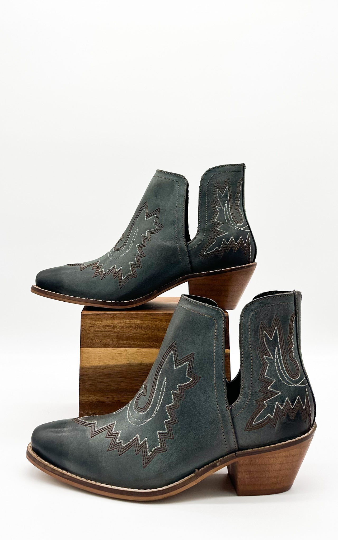 Kickin' Booties in Teal-Shoes-Ave Shops-Market Street Nest, Fashionable Clothing, Shoes and Home Décor Located in Mabank, TX