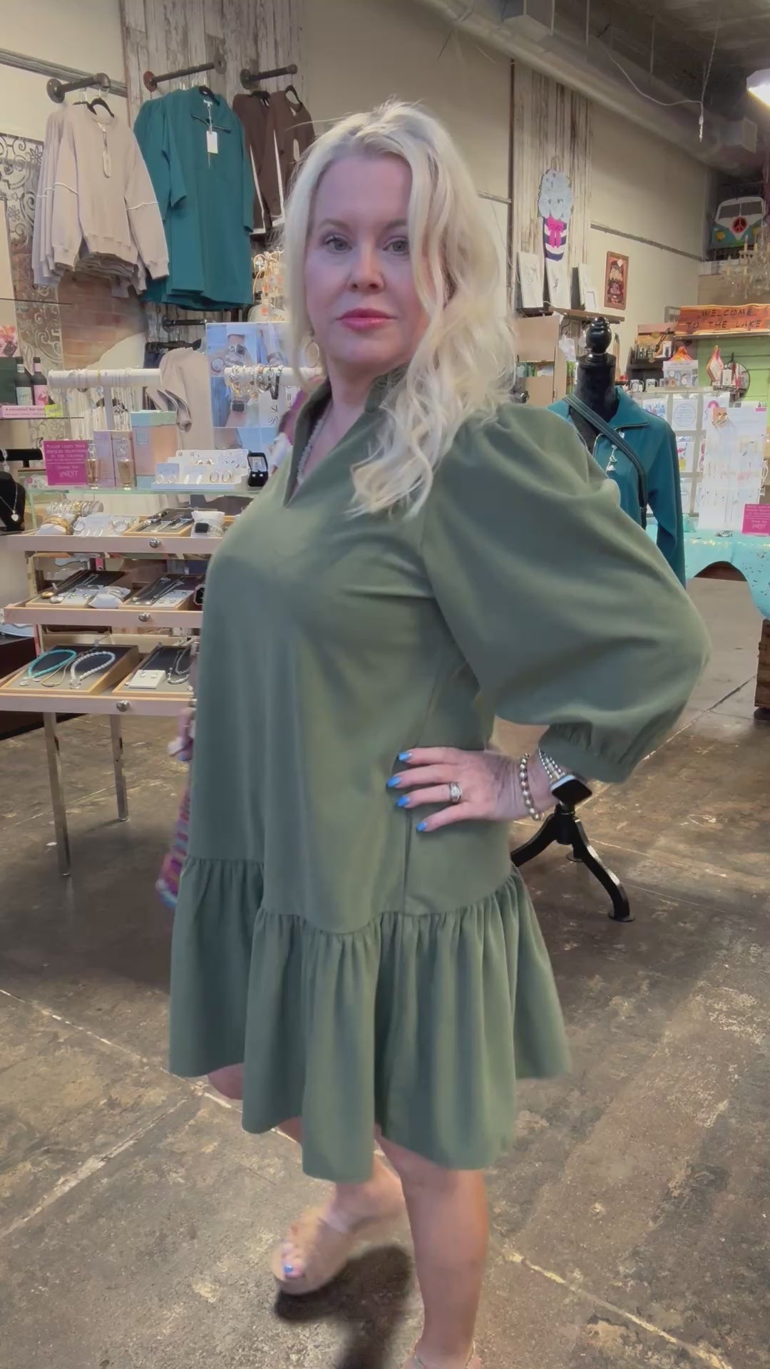 Mary Square Naomi Vineyard Dress