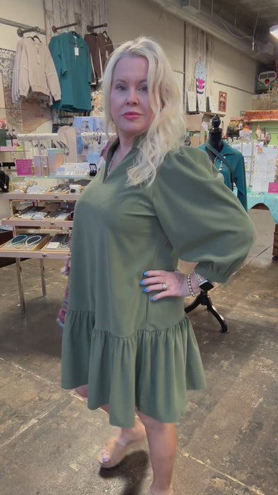 Mary Square Naomi Vineyard Dress