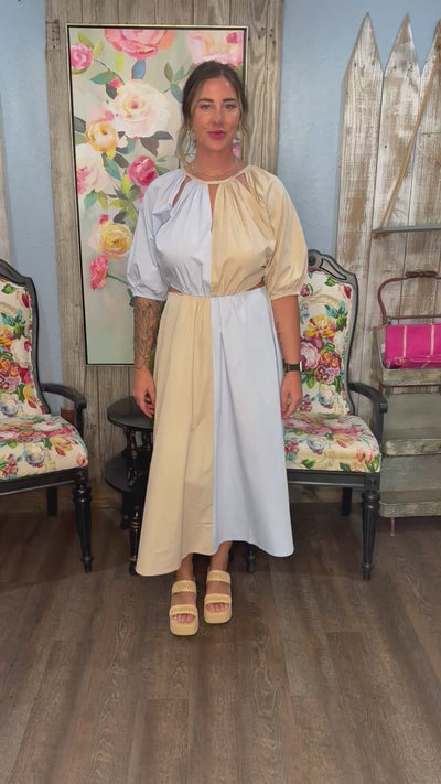 Mud Pie  Hutton Midi Dress