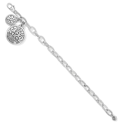 Brighton Contempo Silver Medallion Link Bracelet-Bracelets-Brighton-Market Street Nest, Fashionable Clothing, Shoes and Home Décor Located in Mabank, TX