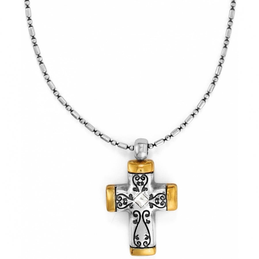 Venezia Petite Cross Necklace-Necklaces-Brighton-Market Street Nest, Fashionable Clothing, Shoes and Home Décor Located in Mabank, TX