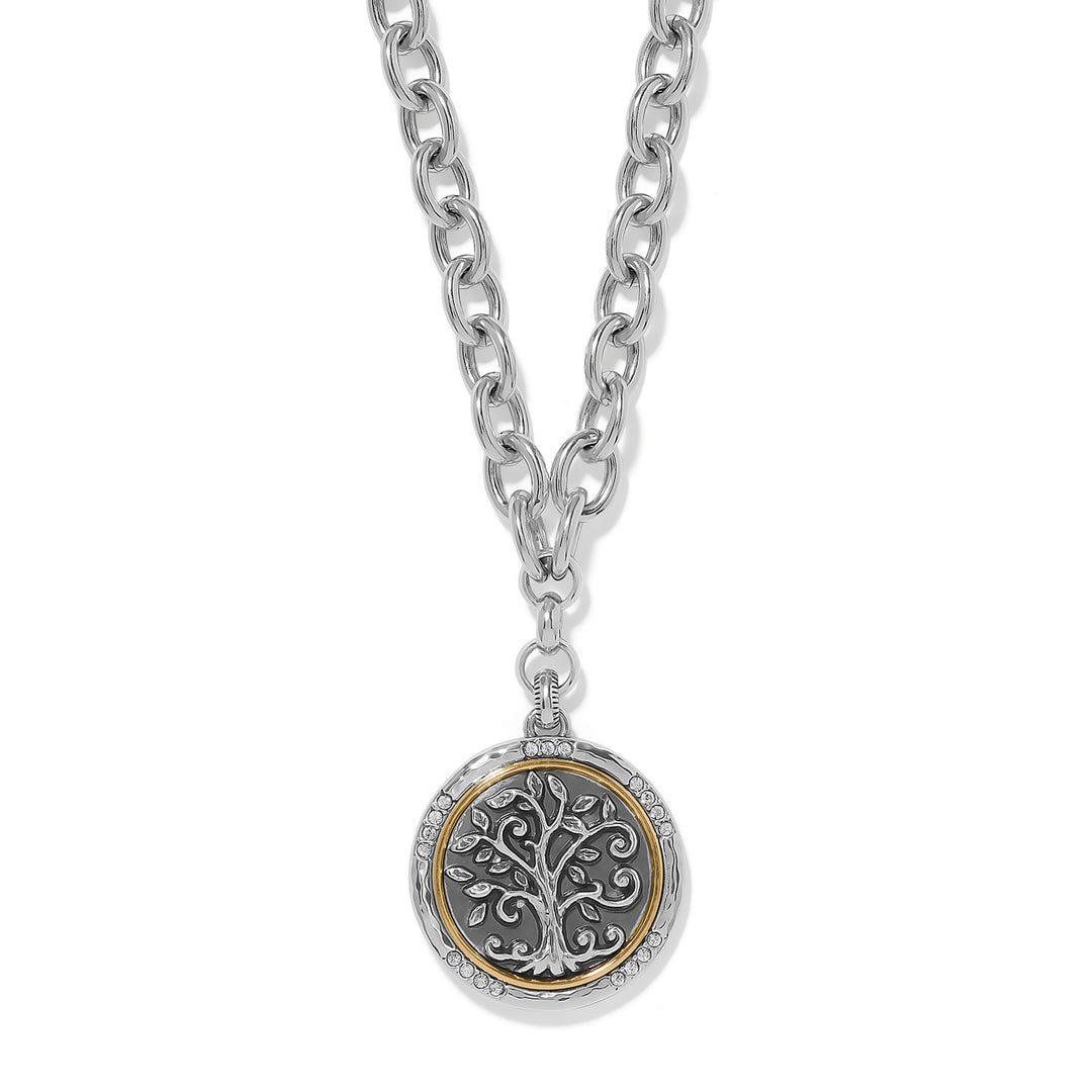 Brighton Interlok Tree Of Life Necklace-01-Jewelry-Brighton-Market Street Nest, Fashionable Clothing, Shoes and Home Décor Located in Mabank, TX