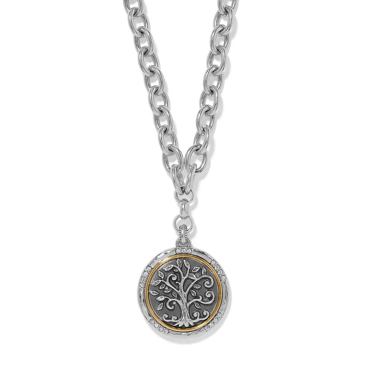 Brighton Interlok Tree Of Life Necklace-01-Jewelry-Brighton-Market Street Nest, Fashionable Clothing, Shoes and Home Décor Located in Mabank, TX