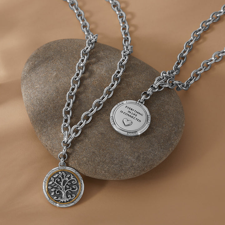 Brighton Interlok Tree Of Life Necklace-01-Jewelry-Brighton-Market Street Nest, Fashionable Clothing, Shoes and Home Décor Located in Mabank, TX