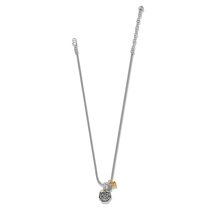 Brighton Viva Laugh Necklace-01-Jewelry-Brighton-Market Street Nest, Fashionable Clothing, Shoes and Home Décor Located in Mabank, TX