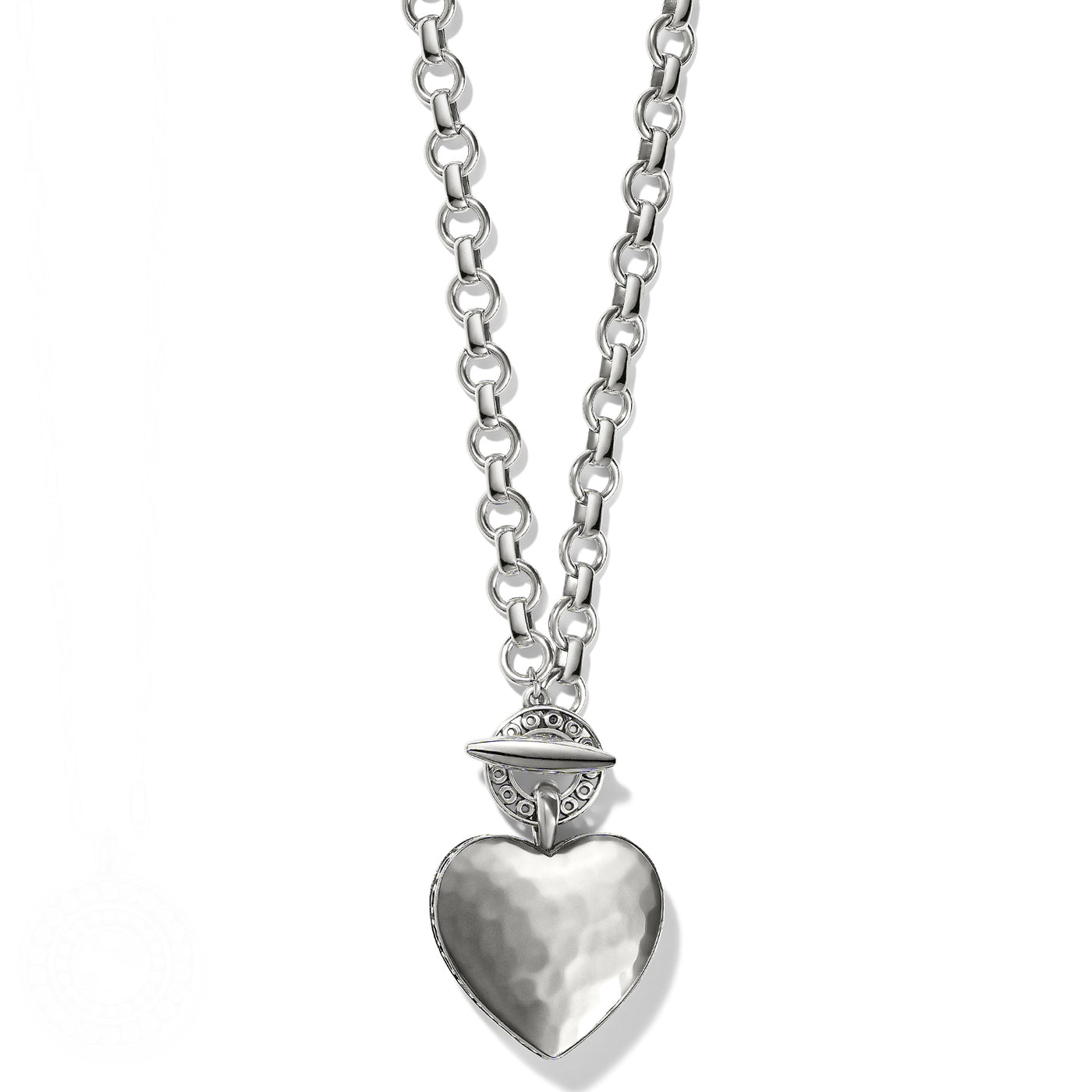 Inner Circle Heart Toggle Necklace-Necklaces-Brighton-Market Street Nest, Fashionable Clothing, Shoes and Home Décor Located in Mabank, TX