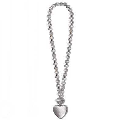 Inner Circle Heart Toggle Necklace-Necklaces-Brighton-Market Street Nest, Fashionable Clothing, Shoes and Home Décor Located in Mabank, TX