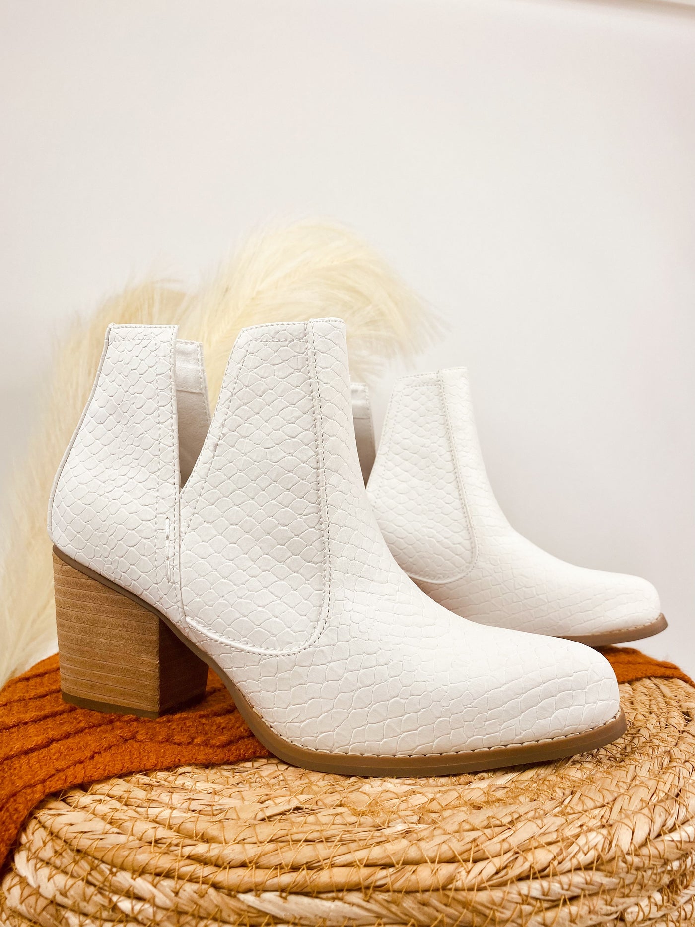 Tarim Bootie in White-Shoes-Ave Shops-Market Street Nest, Fashionable Clothing, Shoes and Home Décor Located in Mabank, TX