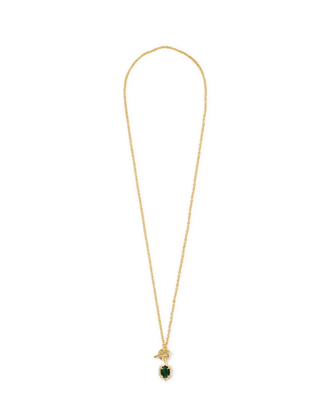 Kendra Scott Daphne Crystal Frame Toggle Necklace-01-Jewelry-Kendra Scott-Market Street Nest, Fashionable Clothing, Shoes and Home Décor Located in Mabank, TX
