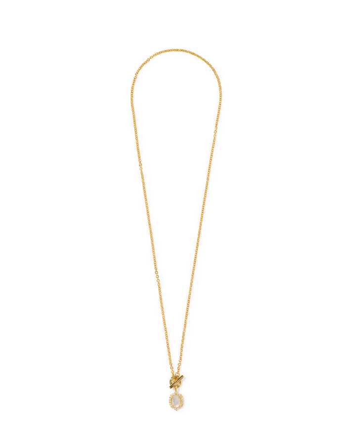 Kendra Scott Daphne Crystal Frame Toggle Necklace-01-Jewelry-Kendra Scott-Market Street Nest, Fashionable Clothing, Shoes and Home Décor Located in Mabank, TX