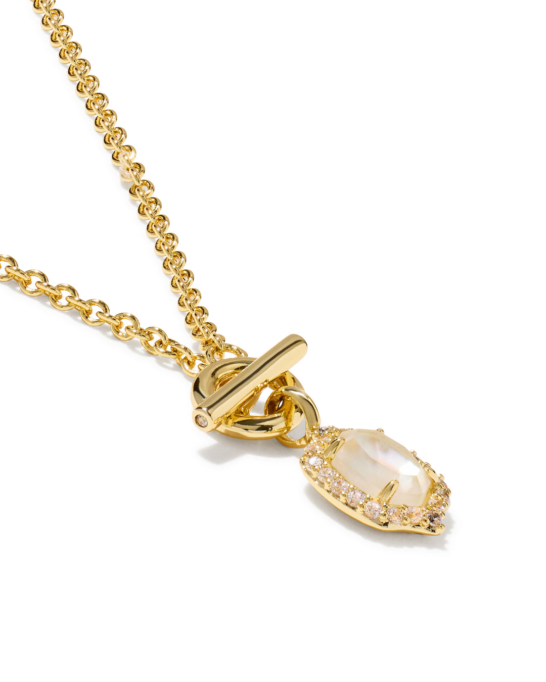 Kendra Scott Daphne Crystal Frame Toggle Necklace-01-Jewelry-Kendra Scott-Market Street Nest, Fashionable Clothing, Shoes and Home Décor Located in Mabank, TX