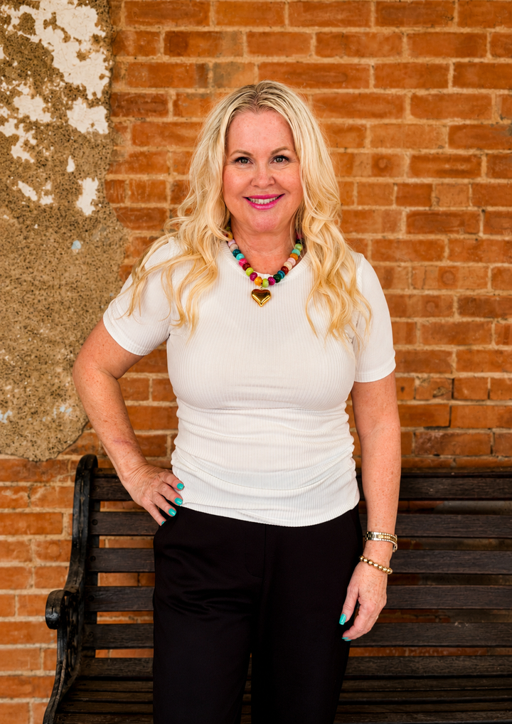 Brushed Rib Short Sleeve Top-08-Tops-Umgee USA Inc-Market Street Nest, Fashionable Clothing, Shoes and Home Décor Located in Mabank, TX