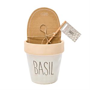 Mud Pie Basil Planter Set-240 Kitchen & Food-Mud Pie-Market Street Nest, Fashionable Clothing, Shoes and Home Décor Located in Mabank, TX