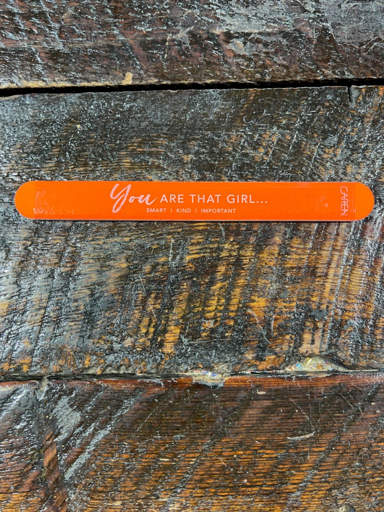 View of You are that girl. 