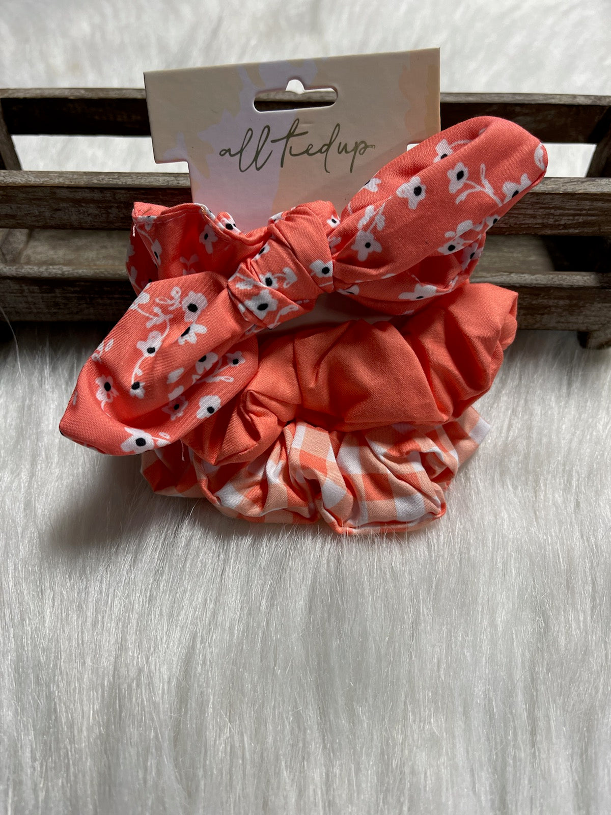 Mud Pie Patterned Scrunchie Set-100 Accessories/MISC-Mud Pie-Market Street Nest, Fashionable Clothing, Shoes and Home Décor Located in Mabank, TX