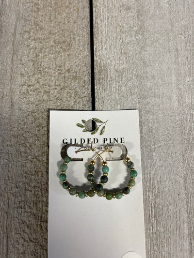 Gilded Pine Hoop Earrings-Earrings-Gilded Pine-Market Street Nest, Fashionable Clothing, Shoes and Home Décor Located in Mabank, TX