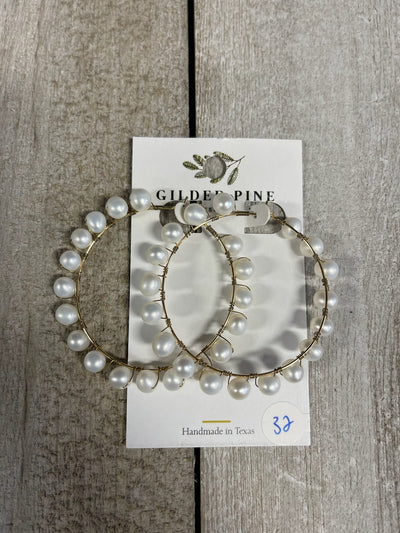 Gilded Pine Hoop Earrings-Earrings-Gilded Pine-Market Street Nest, Fashionable Clothing, Shoes and Home Décor Located in Mabank, TX