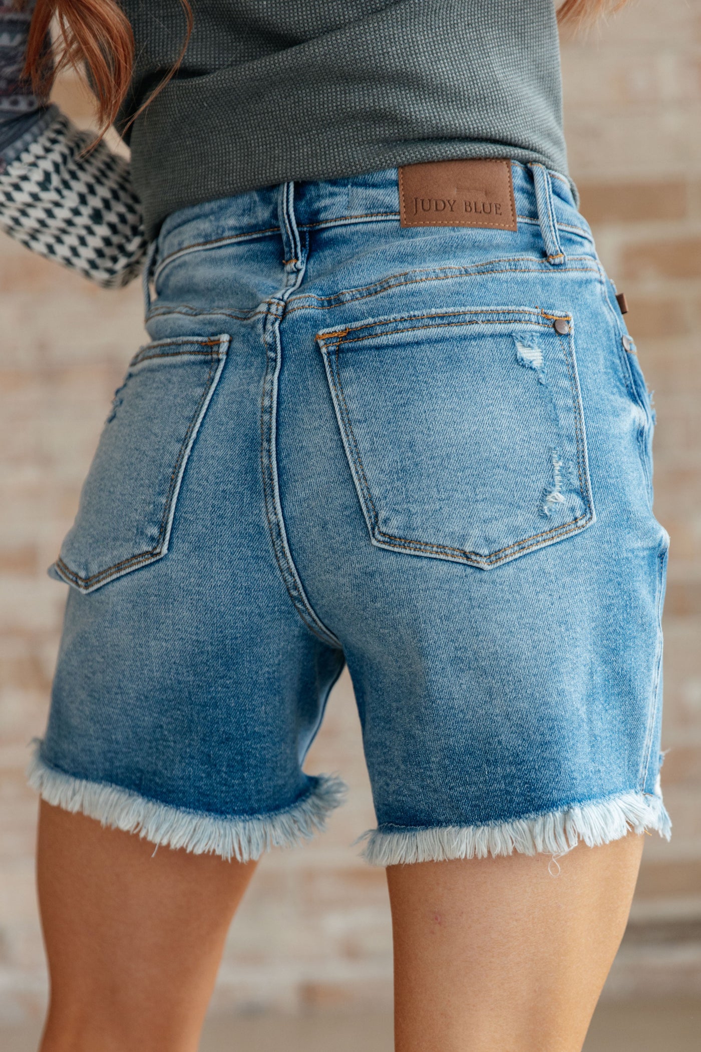 Kara High Rise Rigid Magic Button Fly Cutoff Shorts-Denim-Ave Shops-Market Street Nest, Fashionable Clothing, Shoes and Home Décor Located in Mabank, TX